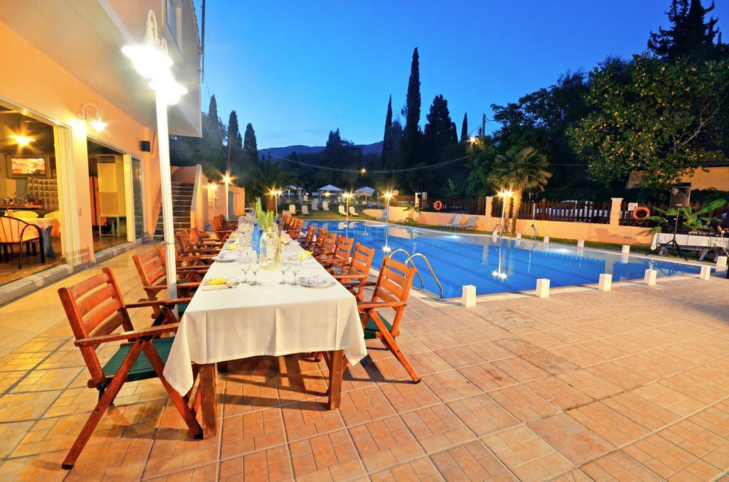 Dominoes Corfu Aparthotel Ypsos Exteriör bild